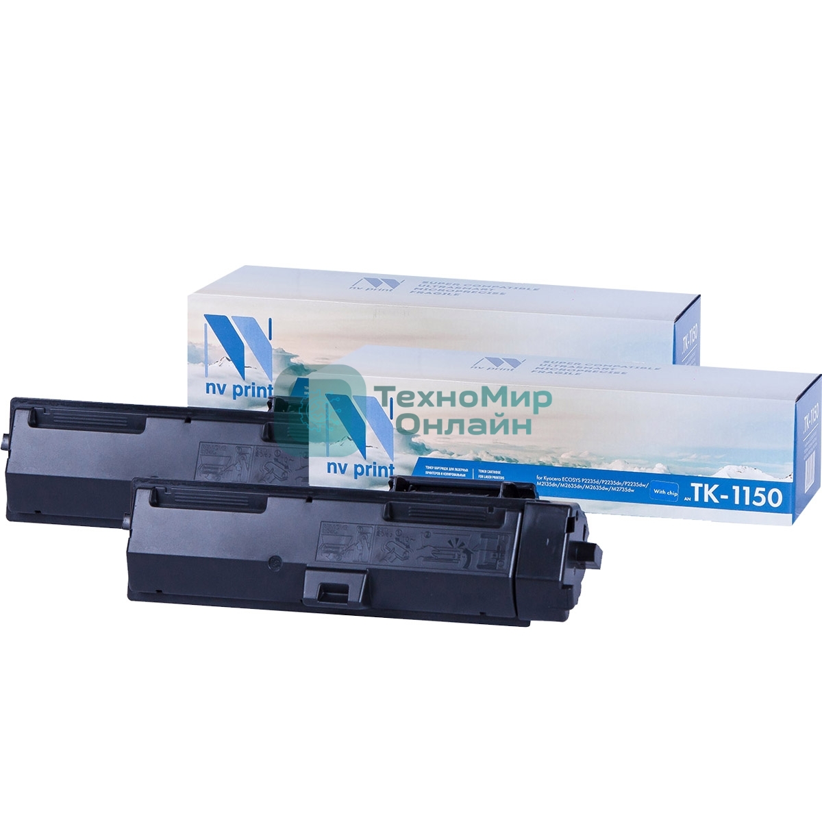 Картридж NVP совместимый NV-TK-1150-SET2 для Kyocera M2135dn/M2635dn/M2735dw/P2235dn/P2235dw (3000k) (2 шт)