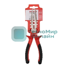 Тонкогубцы Rexant 200 мм никелированные, двухкомпонентные рукоятки