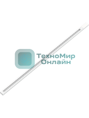 Шинопровод накладной 1м белый (с адаптером питания и заглушкой)