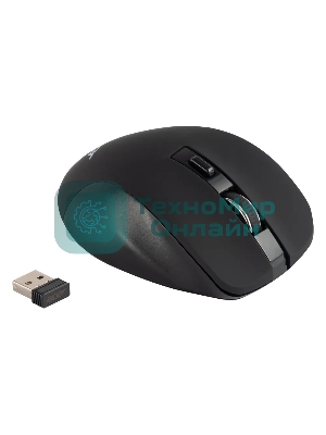 Мышь беспроводная Acer OMR140 черный, 1600 dpi, радиоканал, USB, кнопки - 6