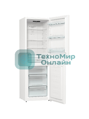 Холодильник Gorenje NRK619EEW4 белый двухкамерный 203/99л морозилка снизу, No Frost