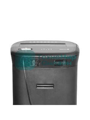 Шредер ГЕЛЕОС УМ28-4, DIN P-4 (4 ур-нь секр.), фрагмент 3,9х30мм, 19-21 лист (70г/м2), CD/пл.карты/скрепки/скобы, 28 литров