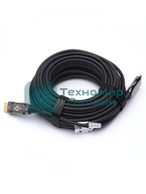 Кабель HDMI 30 м (HIGH speed, Metal gold, Optical) 8K VER 2.1 Кабель HDMI 30 м (HIGH speed, Metal gold, Optical) 8K VER 2.1