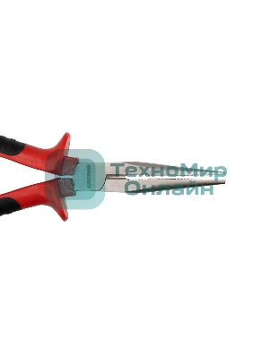 Тонкогубцы Rexant 200 мм никелированные, двухкомпонентные рукоятки