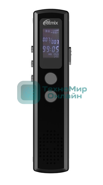 Диктофон RITMIX RR-120 4GB черный