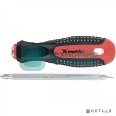 Отвертка Matrix комбинированная fusion sl6.0/ph2мм crv 3-х компонентная рукоятка anti slip