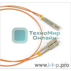 Патч-корд Hyperline FC-50-LC-SC-PC-3M Патч-корд волоконно-оптический (шнур) MM 50/125, LC-SC, duplex, LSZH, 3 м