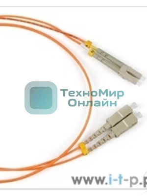 Патч-корд Hyperline FC-50-LC-SC-PC-3M Патч-корд волоконно-оптический (шнур) MM 50/125, LC-SC, duplex, LSZH, 3 м