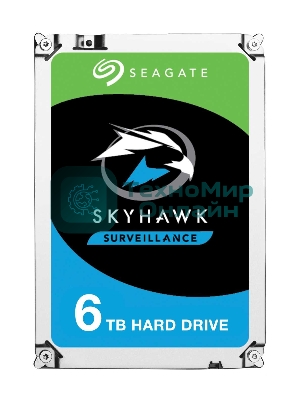 Жесткий диск Seagate 6TB 5400rpm SATA 6GB/S 256MB ST6000VX001 Seagate SkyHawk