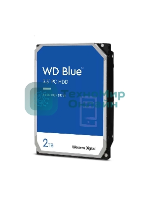 Жесткий диск Western Digital 2Tb 7200rpm WD20EZBX SATA-III Blue 256Mb 3.5