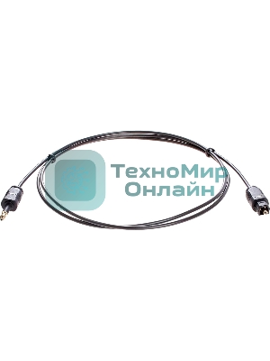 Оптический кабель (Toslink)-M -- >(Toslink)-miniM,1m, Telecom TOC2023-1M