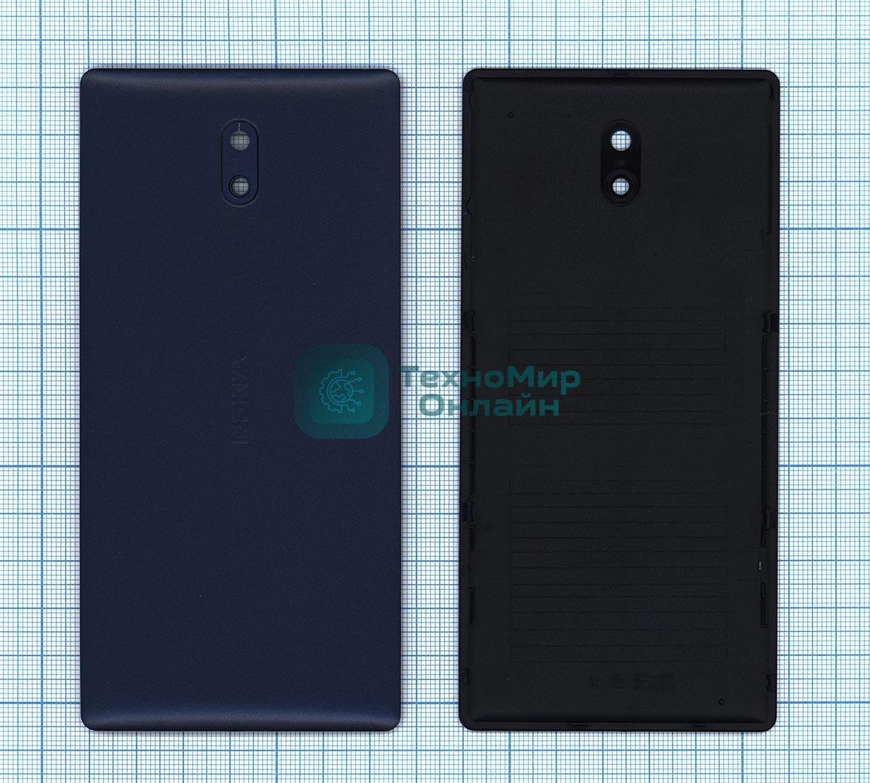 Задняя крышка для Nokia 3 синий