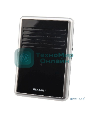 Звонок дверной беспроводной Rexant c цифровым кодированием, влагозащищенной кнопкой IP44 и регулировкой громкости RX-30
