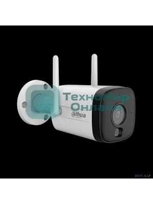 Уличная цилиндрическая IP-видеокамера Dahua DH-IPC-HFW1339DTK1-SW-PV 2.8 WI-FI SmartDualLight 3Мп; 1/2.8” CMOS; объектив 2.8мм; обнаружение людей, микрофон, ИК 30м, LED 30м, IP67, металл/пластик