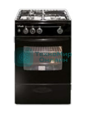 Плита газовая Лысьва ГП 300 МС СТ-2у черный, конфорок 3 шт, духовка 57 л, 50 см x 84 см x 60 см (без крышки)