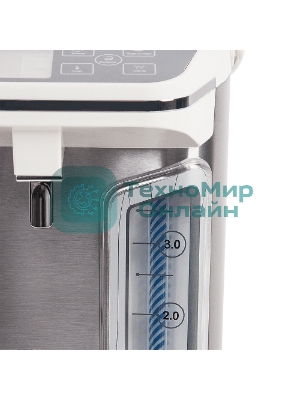 Термопот Mystery MTP-2442 4.5л. 700Вт серебристый/белый