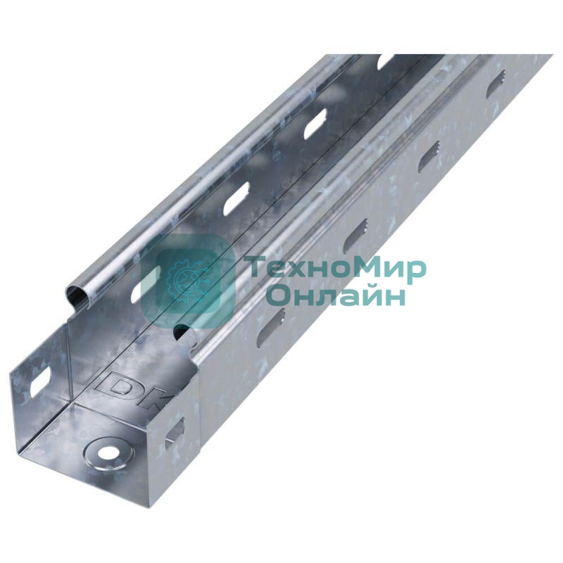 Лоток листовой перфорированный 50х50 L3000 сталь 0.7мм ДКС 35260