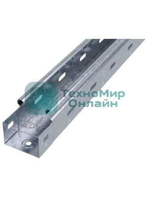 Лоток листовой перфорированный 50х50 L3000 сталь 0.7мм ДКС 35260