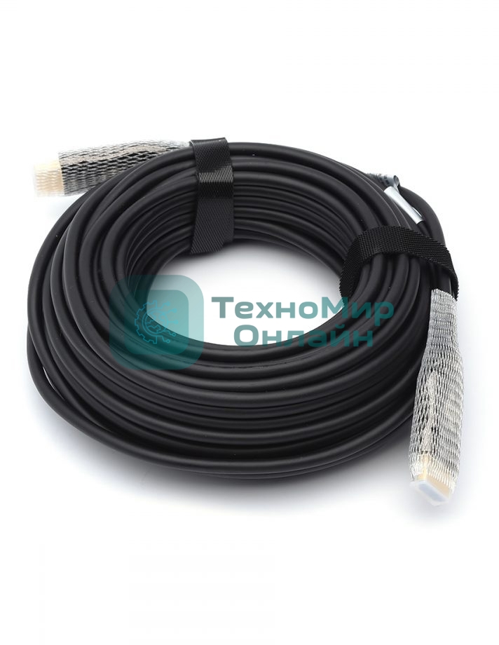 Кабель HDMI 30 м (HIGH speed, Metal gold, Optical) 8K VER 2.1 Кабель HDMI 30 м (HIGH speed, Metal gold, Optical) 8K VER 2.1