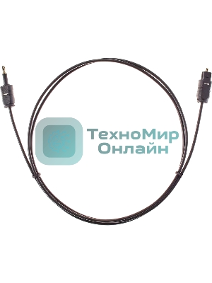 Оптический кабель (Toslink)-M -- >(Toslink)-miniM,1m, Telecom TOC2023-1M