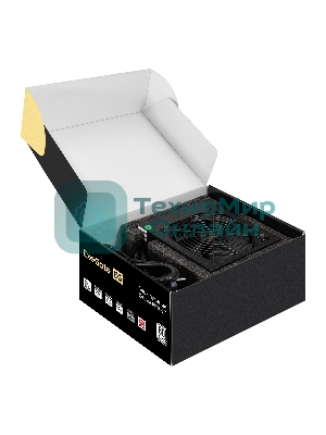 Блок питания 750W ExeGate 80 PLUS 750PPH-LT-S (ATX, APFC, SC, КПД 82% (80 PLUS), 12cm fan, 24pin, 2x(4+4)pin, 4xPCI-E, 8xSATA, 4xIDE, кабель 220V 1,8м с защитой от выдергивания, black, Color Box)