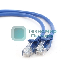 Патч-корд FTP Cablexpert cat.5e, 2м, литой, многожильный синий