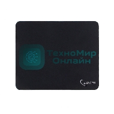 Коврик для мыши Gembird MP-BLACK, черный, размеры 250x200x2мм, полиэстер/резина