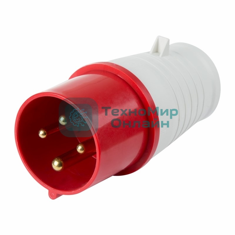 Вилка Rexant 024 переносная 3Р+РЕ 32А 380В IP44