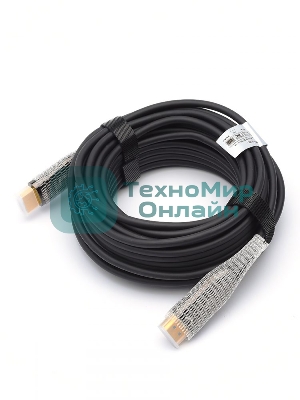 Кабель HDMI 30 м (HIGH speed, Metal gold, Optical) 8K VER 2.1 Кабель HDMI 30 м (HIGH speed, Metal gold, Optical) 8K VER 2.1