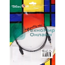 Оптический кабель (Toslink)-M -- >(Toslink)-miniM,1m, Telecom TOC2023-1M