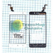 Сенсорное стекло (тачскрин) для Lenovo K6, белое