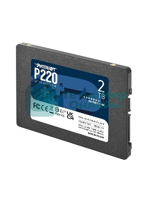Накопитель SSD Patriot P220, 2Tb, SATA III, 2.5