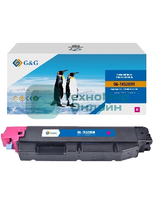 Картридж лазерный G&G GG-TK5290M (TK5290M) пурпурный (13000 стр.) для Kyocera ECOSYS P7240cdn