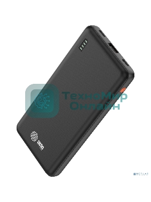 Портативный аккумулятор Cactus CS-PBFSAA-10000 10000mAh 4.5A USB-A/2xUSB-C черный