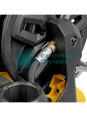 Моечная машина высокого давления Denzel R-180iD, 2000 Вт, 180 бар, 420 л/ч, асинх. двиг., бараб.