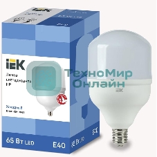 Лампа светодиодная IEK LLE-HP-65-230-65-E40 HP 65Вт 230В 6500К E40