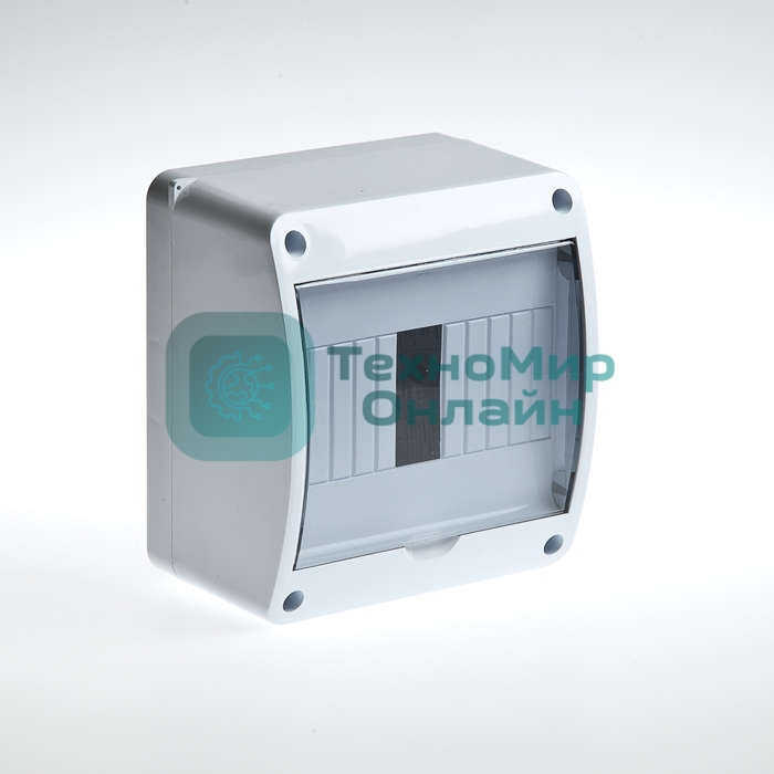 Бокс ОП Тусо 6мод. IP40 бел./прозрачная двер. Рувинил 68306