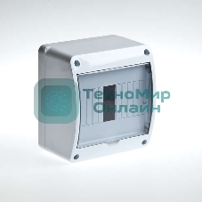 Бокс ОП Тусо 6мод. IP40 бел./прозрачная двер. Рувинил 68306