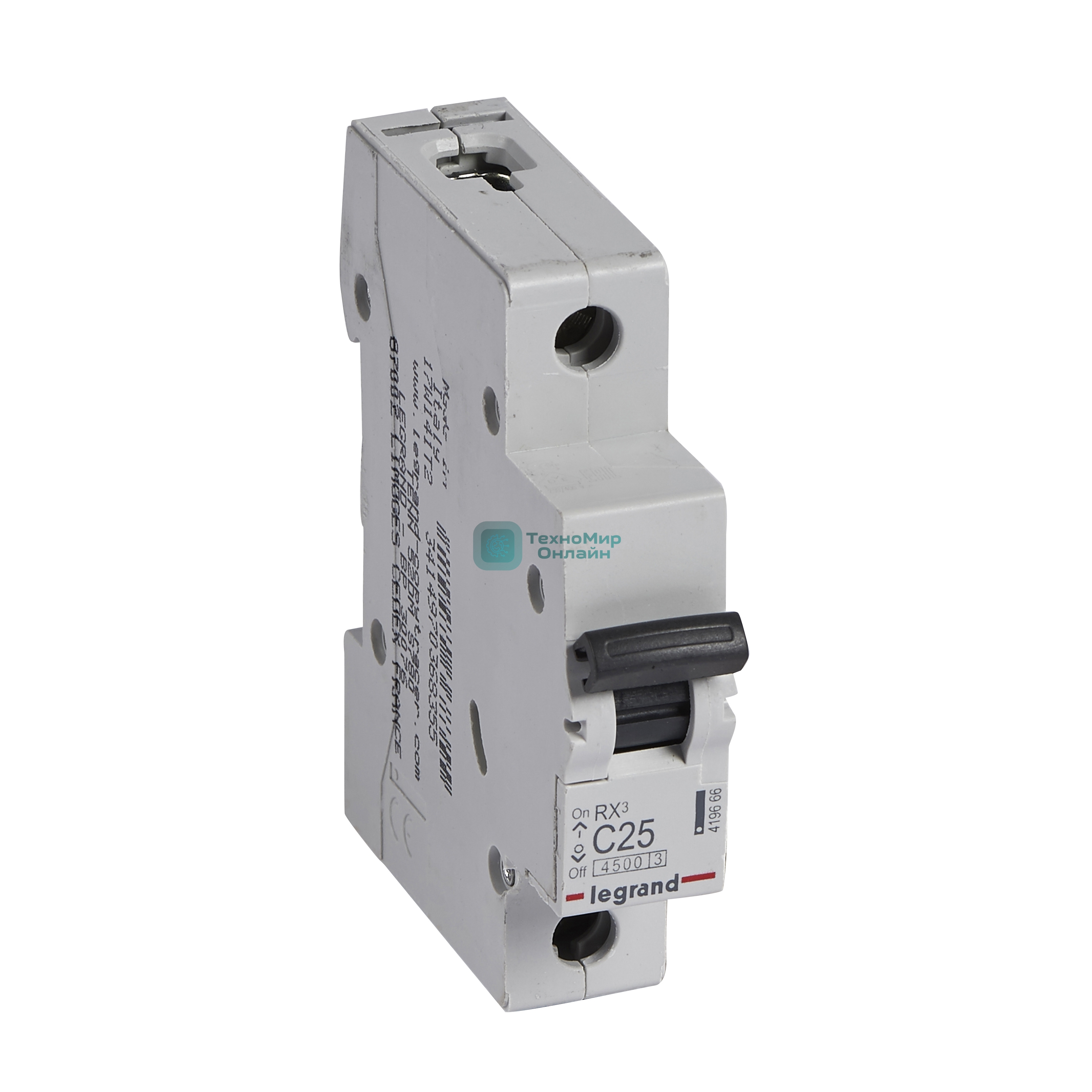 Выключатель автоматический RX3 4,5кА 25А 1П C RX3 Авт.выключатель 4,5кА 25А 1П C