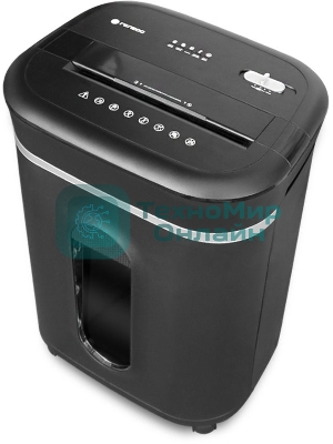 Шредер ГЕЛЕОС УМ28-5, DIN P-5 (5 ур-нь секр.), 28 литров, фрагмент 1,9х12мм, 13-14 лист (70г/м2), CD/пл.карты/скрепки/скобы,