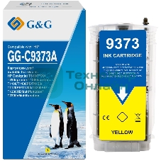 Картридж струйный G&G GG-C9373A желтый (130мл) для HP Designjet T610/T770/T790eprinter/T1300eprinter/T1100