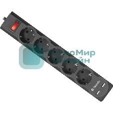 Сетевой фильтр Defender 1.8M DFS 751 5OUTL.