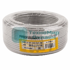 Кабель UTP PROconnect 4PR 24AWG, CU (медь), CAT5E, 100 МГц, PVC, серый, бухта 50 м