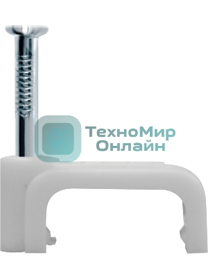 Скоба Navigator креп. прям. d12 с гвозд. NCS-12-50 (уп. 50 шт)