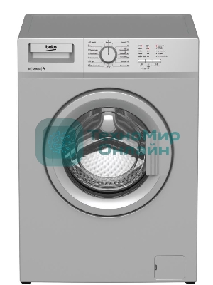 Стиральная машина Beko WRS 55P1 BSS 7320510018 серебристый, загрузка фронтальная 5 кг, 1000 об/мин., класс: А