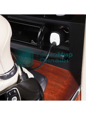 Автозарядка в прикуриватель Rexant microUSB (АЗУ) (5 V, 1000 mA) шнур спираль 1.2 м черный