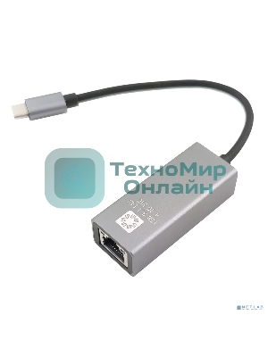Кабель-адаптер 5bites UA3C-45-14BK USB3.1/RJ45 1G/AL/GREY