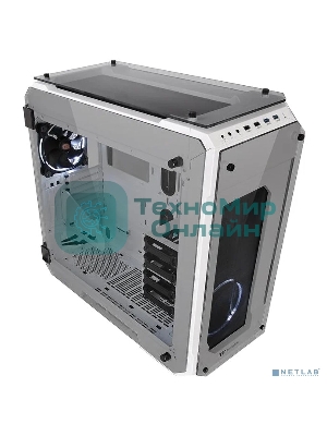 Компьютерный корпус Thermaltake View 71 TG Snow CA-1I7-00F6WN-00 White/Win/SPCC/Tempered Glass*4/Color Box/Riing 140мм White Fan*2