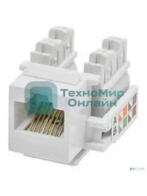 Модуль 5bites KJU55-01W KEYSTONE JACK/UTP/5E/110 IDC/90°