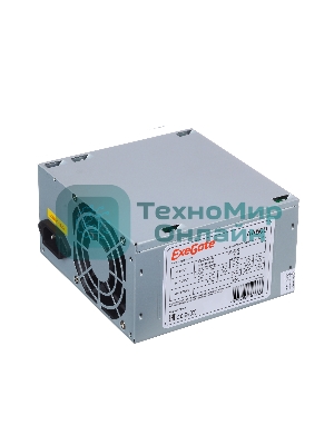 Блок питания ExeGate AA500 (EX256711RUS), 500Вт, 80мм, серый